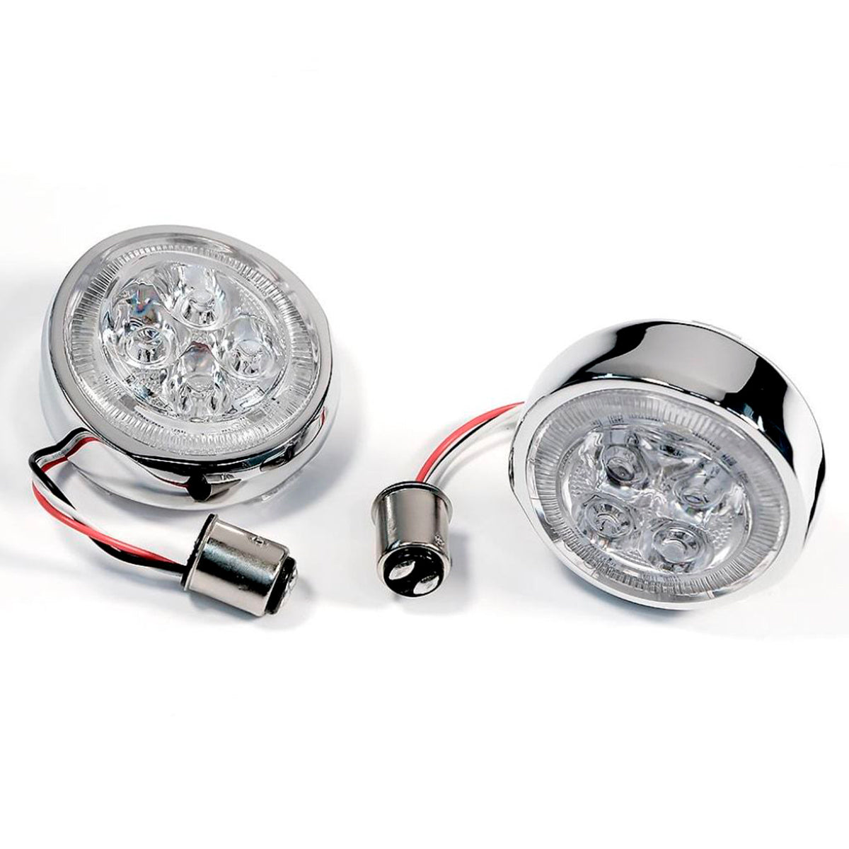 Ciro Fang® Inserto de Direccionales LED Traseras para Harley Davidson (Doble Polo)