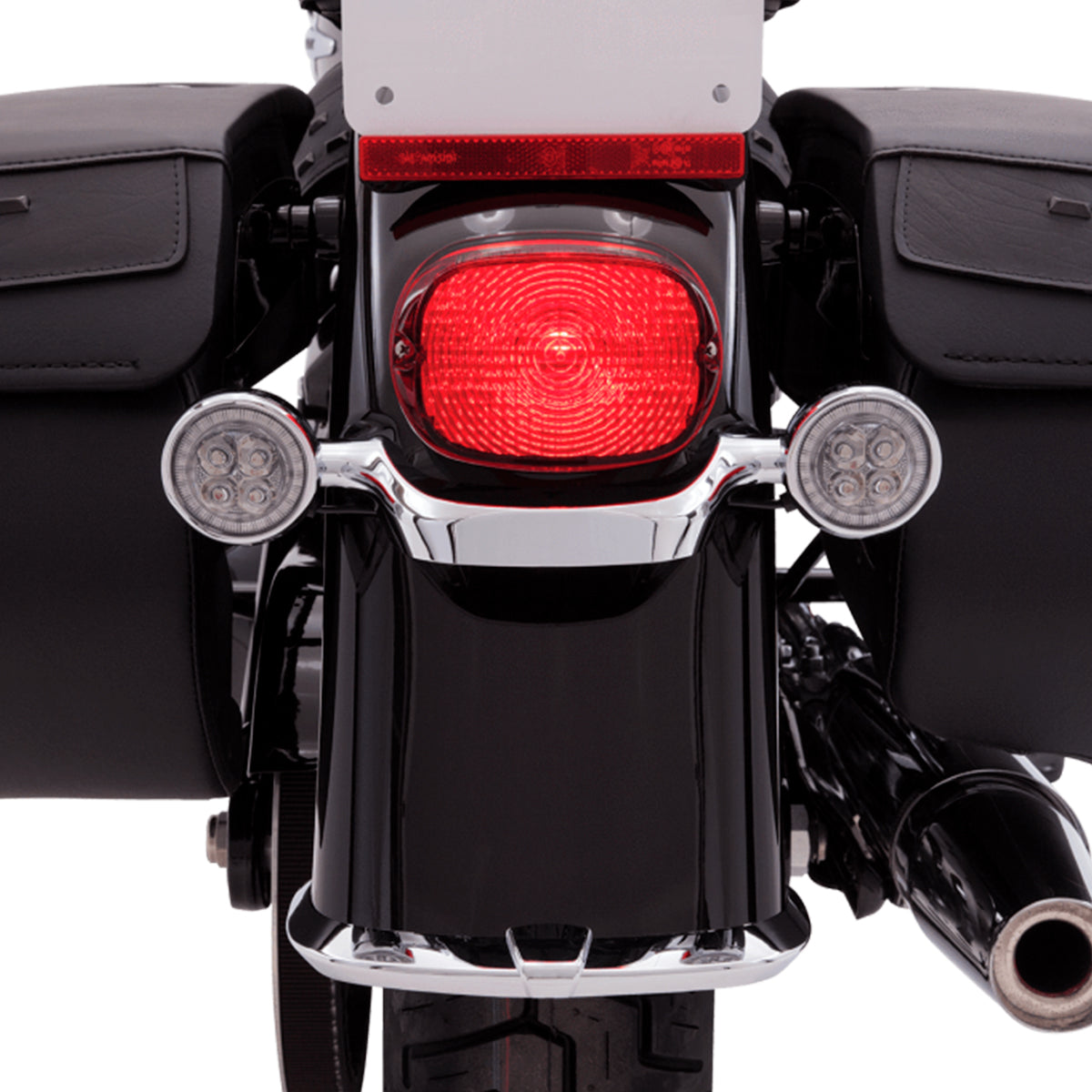 Ciro Fang® Inserto de Direccionales LED Traseras para Harley Davidson (Un Polo)