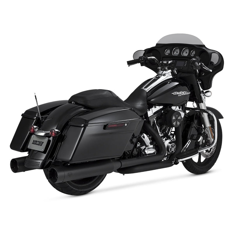 Escapes Vance & Hines Oversized 450 Titan Slip Ons / Black Para Motocicletas Harley Davidson '17-'22 Touring (Colas)