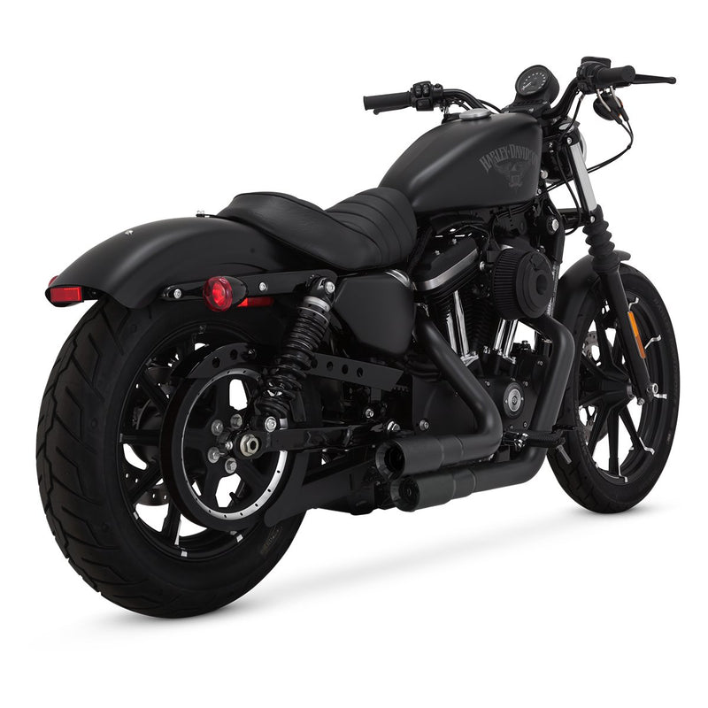 Escapes Vance & Hines Mini Grenades Black Para Motocicletas Harley Davidson '04-'21 Sportster (Sistema Completo)