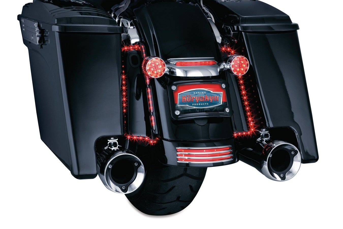 Kuryakyn Skinni Mini™ Ultra Bright L.E.D. Luces de Tiras para Harley-Davidson (Multi-Fit) - CHG.MX For Riders