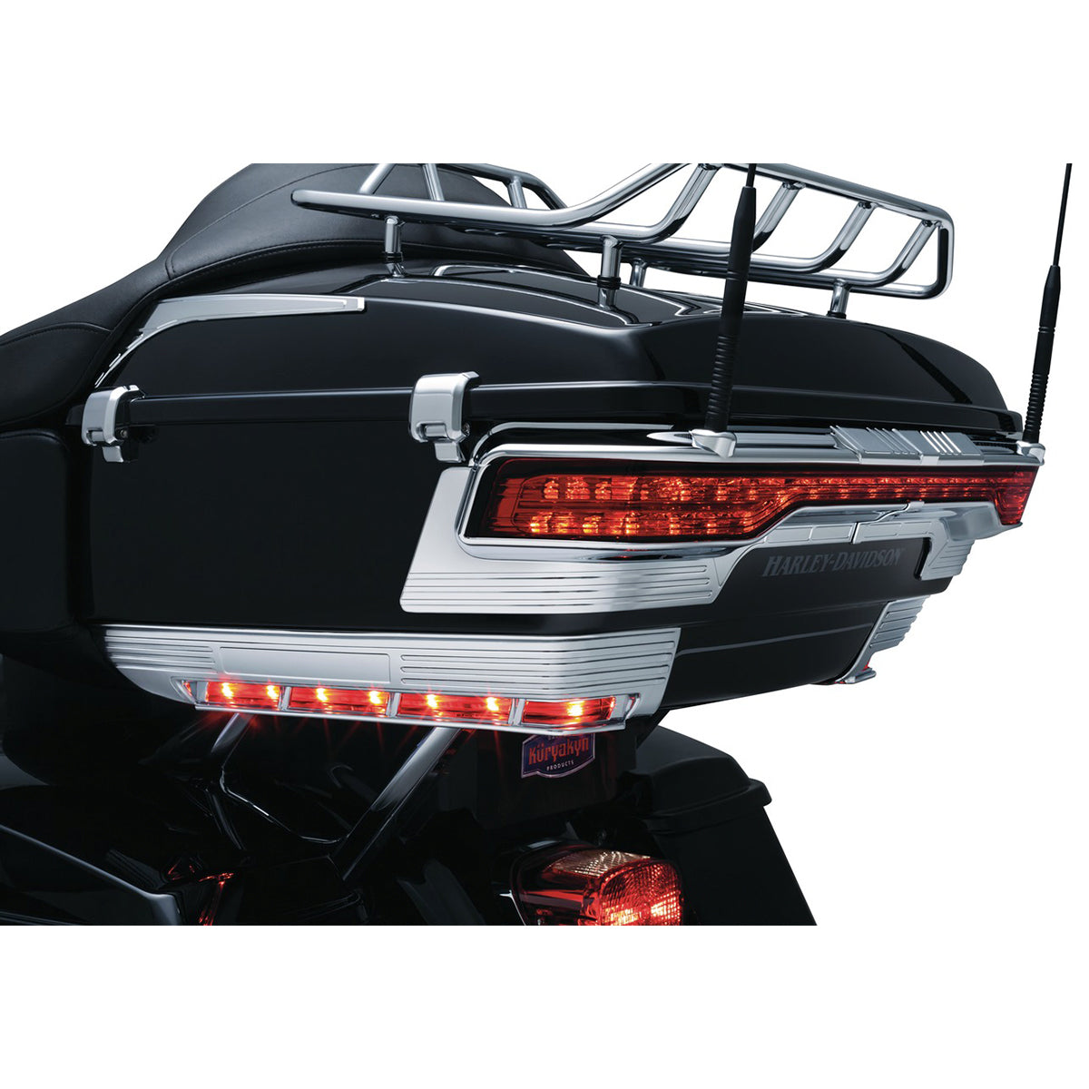 Kuryakyn Acentos Tri-Line para Luces Laterales Tour-Pak® Harley Davidson '14-'18 Touring - CHG.MX For Riders