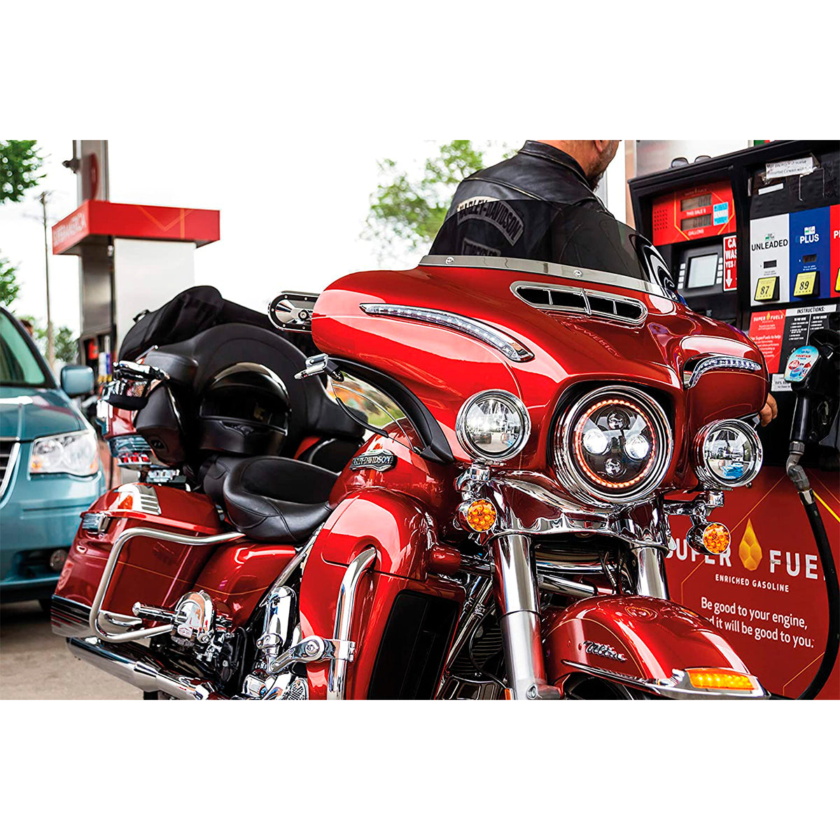 Kuryakyn Anillo para Faro de 7" en Harley Davidson Touring - CHG.MX For Riders