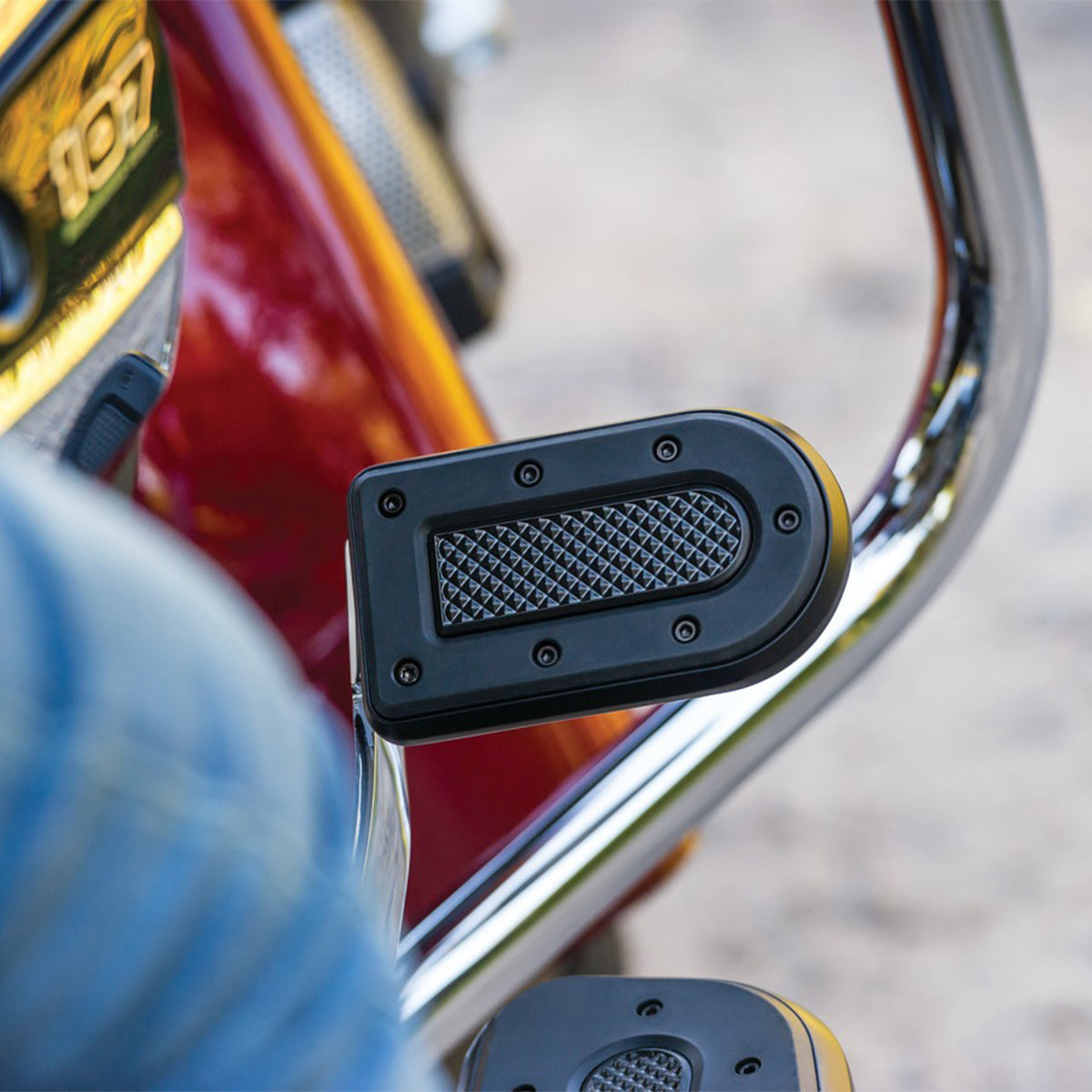 Kuryakyn Heavy Industry Pedal de Freno para Harley-Davidson Touring, Softail & Dyna