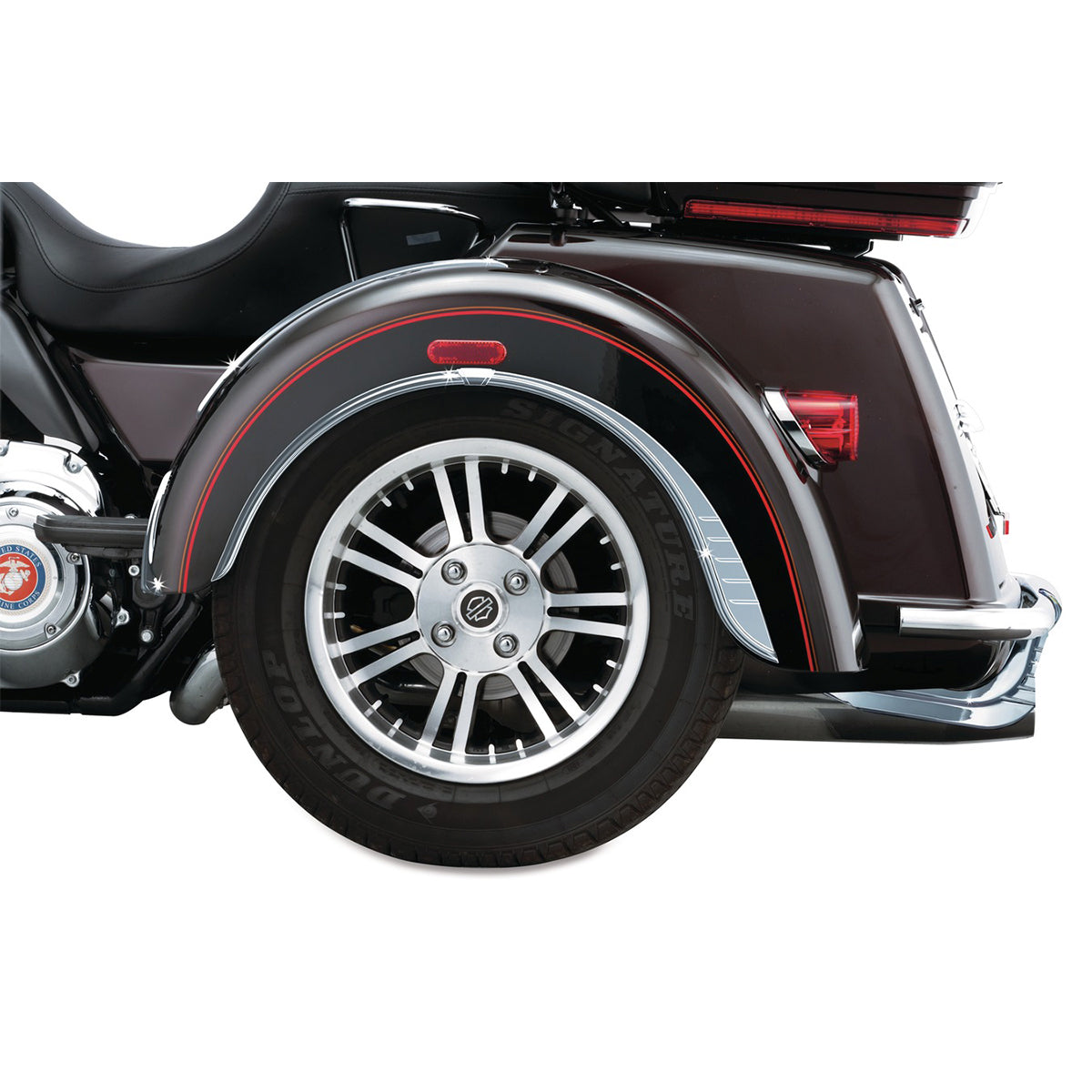 Kuryakyn Acentos Superior de Polvera para Harley Davidson '09-'19 Trike - CHG.MX For Riders