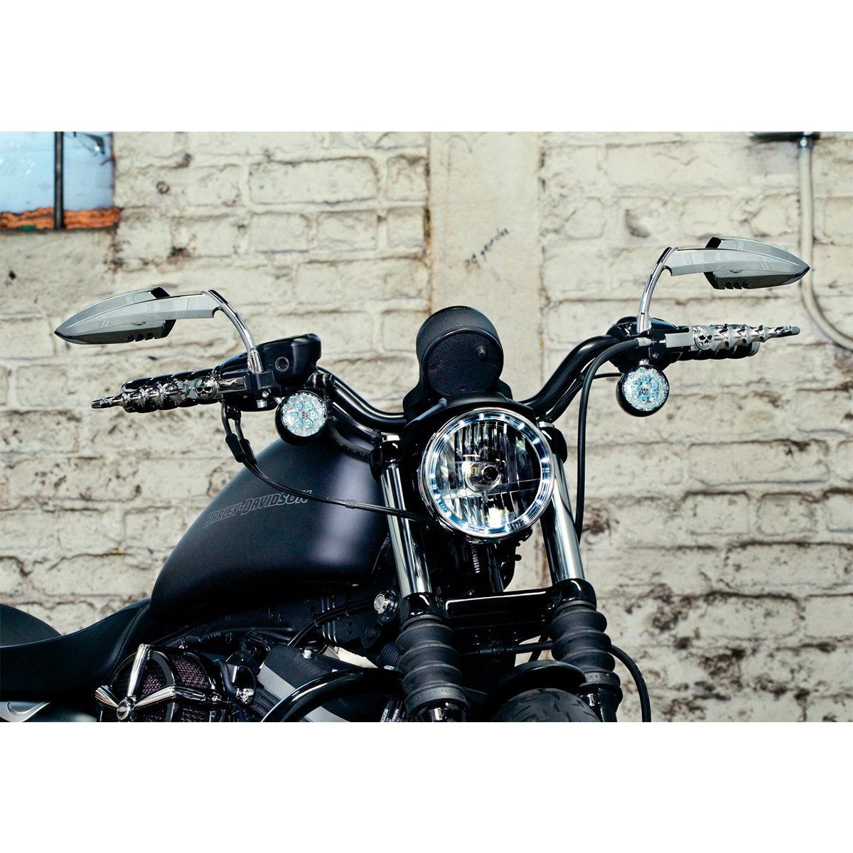 Kuryakyn L.E.D. Anillos de Halo 5-3/4" para Harley-Davidson Softail, Dyna & Sportster - CHG.MX For Riders