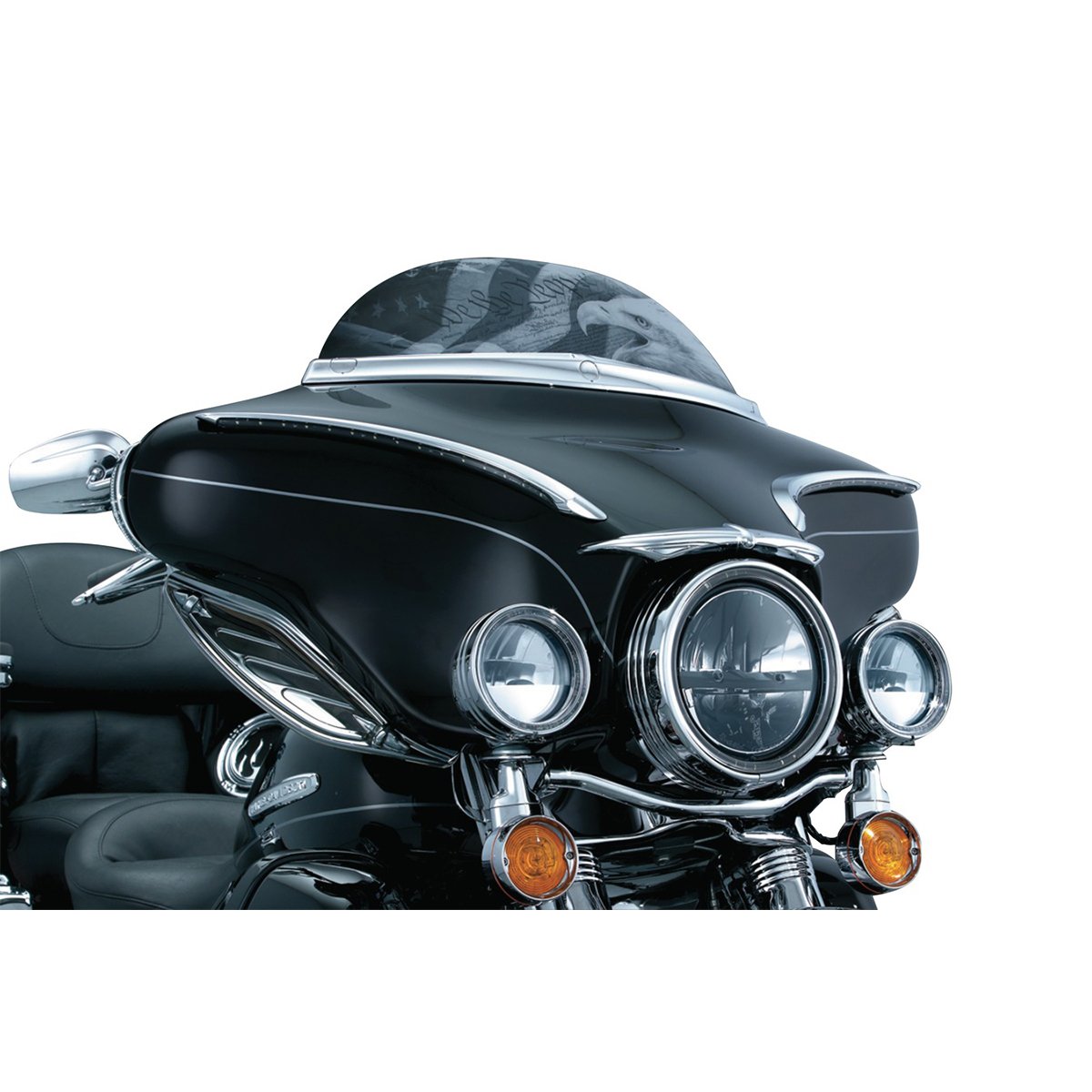 Kuryakyn L.E.D. Anillos de Halo 5-3/4" para Harley-Davidson Softail, Dyna & Sportster - CHG.MX For Riders