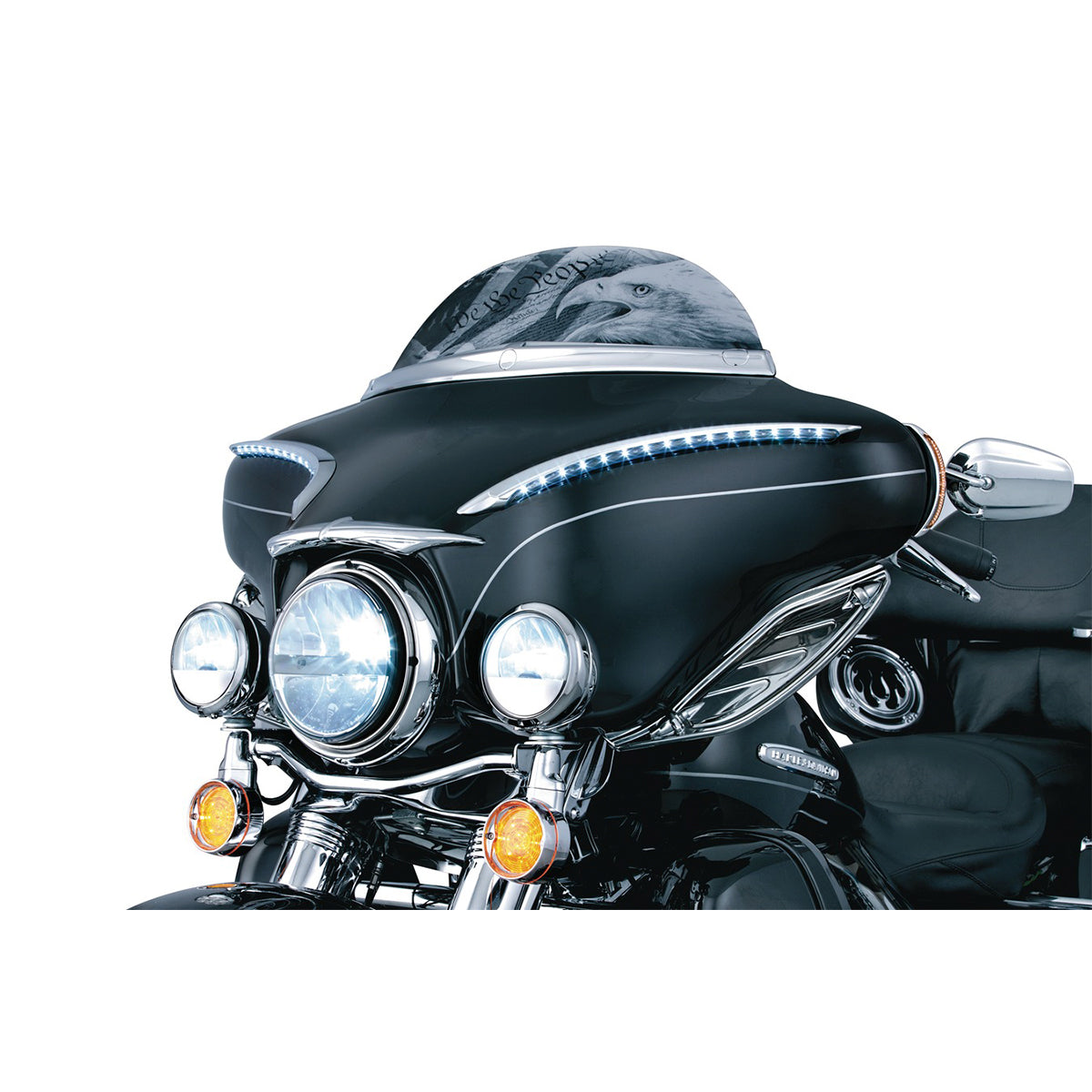 Kuryakyn L.E.D. Bat Lashes para Harley Davidson '96-'13 Touring