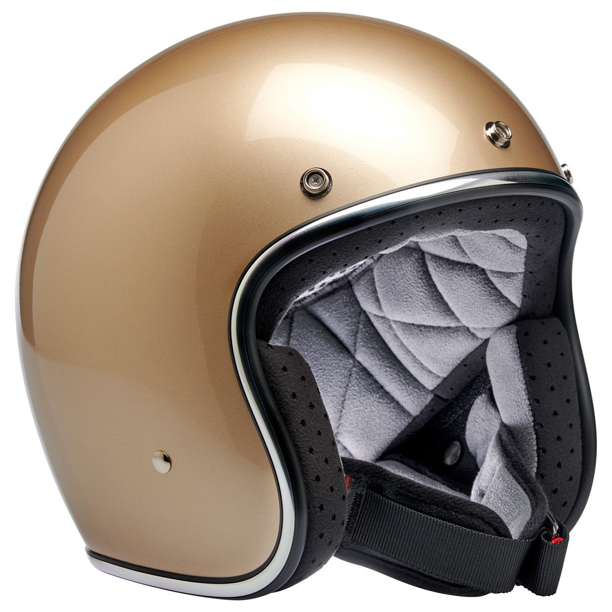 Casco Abierto Biltwell Bonanza Helmet - Metallic Champagne