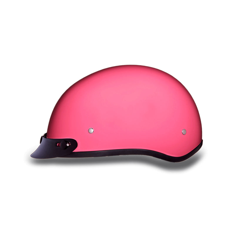Daytona Helmets D.O.T. Daytona Skull Cap - Hi-Gloss Pink - CHG.MX For Riders