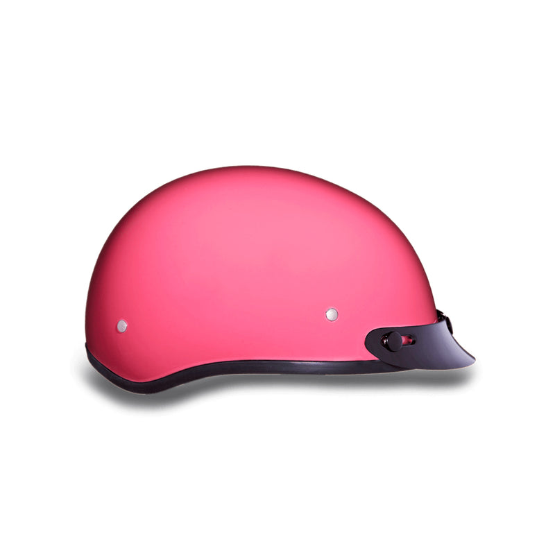 Daytona Helmets D.O.T. Daytona Skull Cap - Hi-Gloss Pink - CHG.MX For Riders