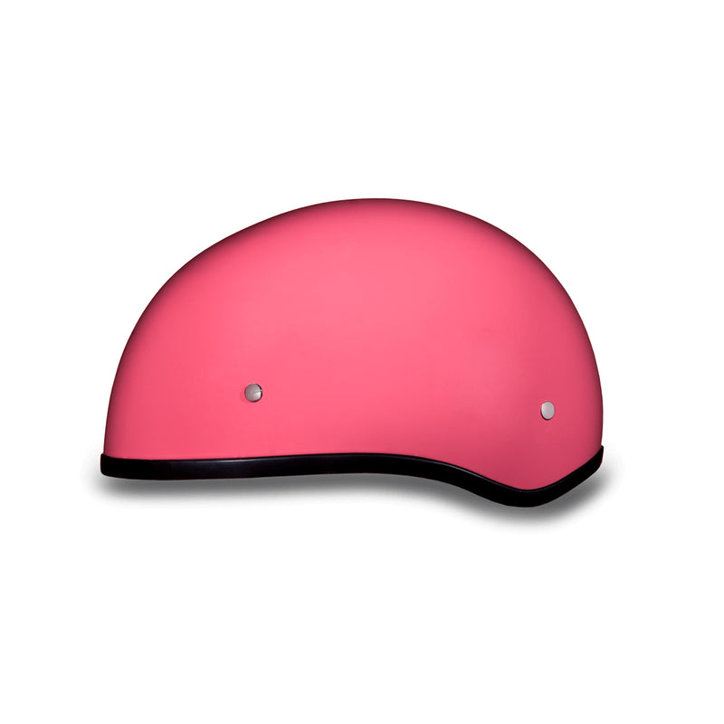 Daytona Helmets D.O.T. Daytona Skull Cap W/O Visor - Hi-Gloss Pink - CHG.MX For Riders