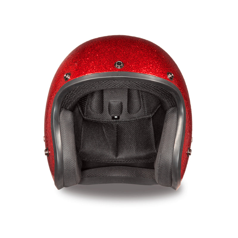 Daytona Helmets D.O.T. Daytona Cruiser - Red Metal Flake - CHG.MX For Riders