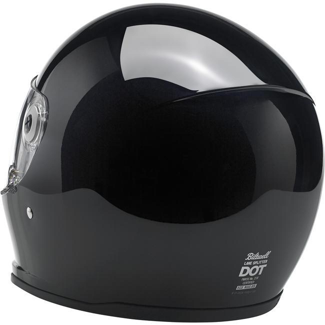 Casco Cerrado Biltwell Lane Splitter Helmet - Gloss Black