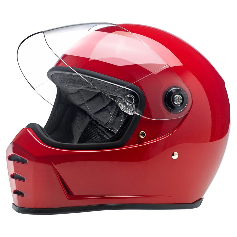 Biltwell Lane Splitter Helmet - Gloss Blood Red