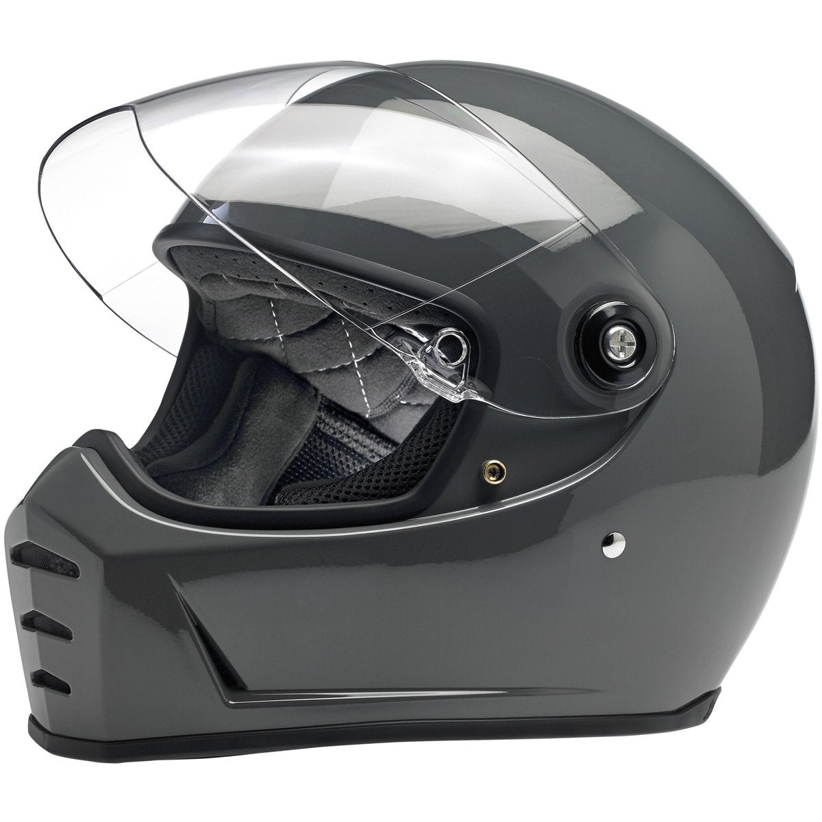 Casco Cerrado Biltwell Lane Splitter Helmet - Gloss Storm Grey