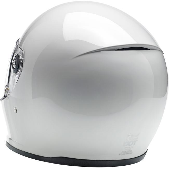 Casco Cerrado Biltwell Lane Splitter Helmet - Gloss White