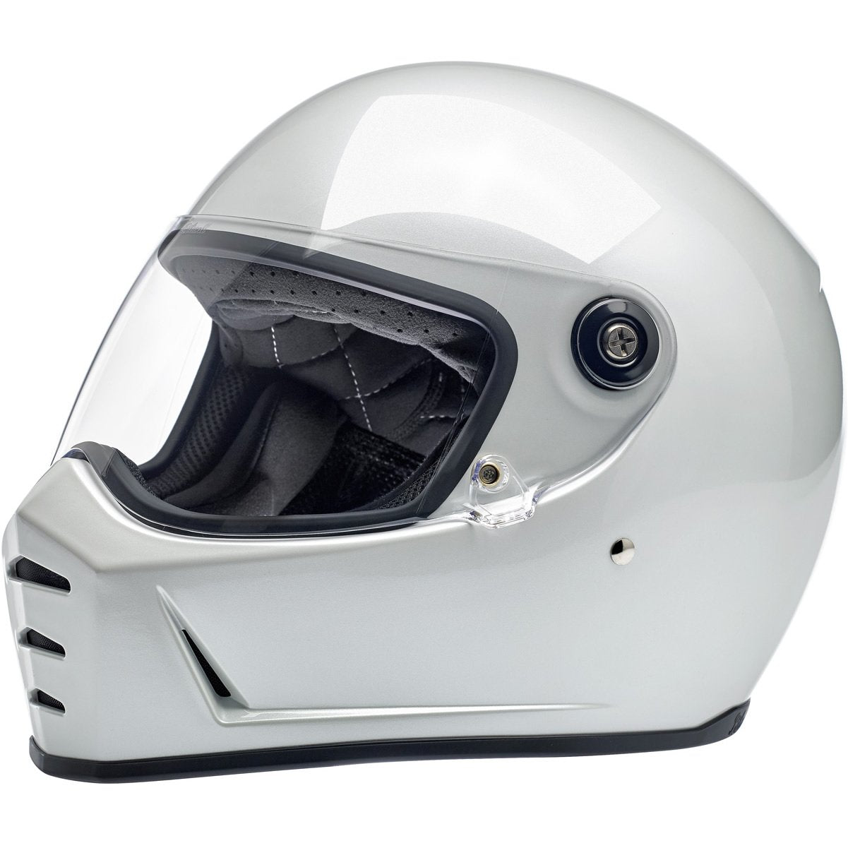 Casco Cerrado Biltwell Lane Splitter Helmet - Metallic Pearl White