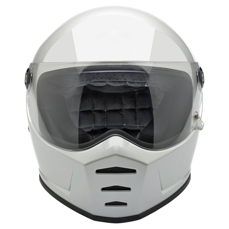 Biltwell Lane Splitter Helmet - Metallic Pearl White
