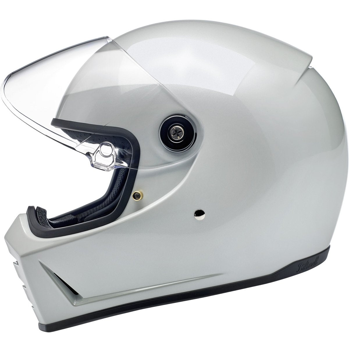 Casco Cerrado Biltwell Lane Splitter Helmet - Metallic Pearl White