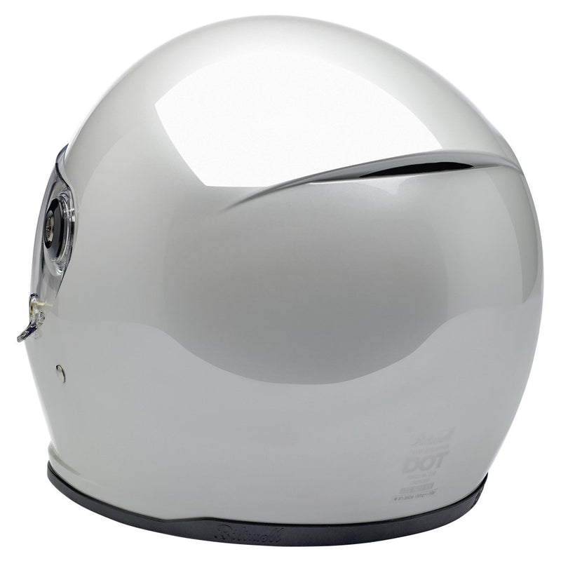 Biltwell Lane Splitter Helmet - Metallic Pearl White