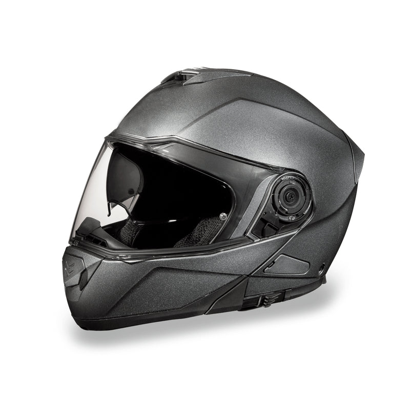 Daytona Helmets D.O.T. Daytona Glide - Gun Metal Grey Metallic - CHG.MX For Riders